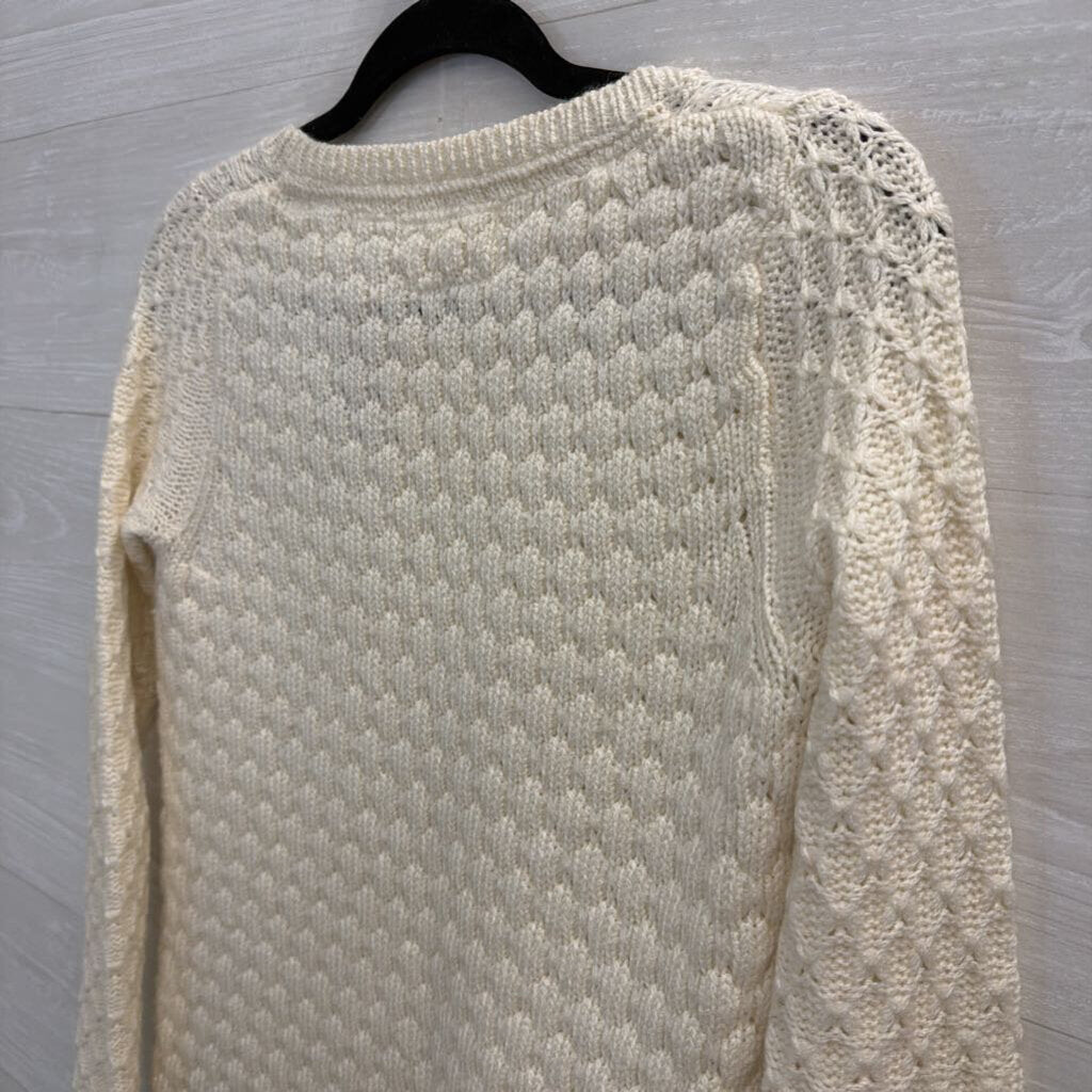 Cream Knit Sweater Extra Small