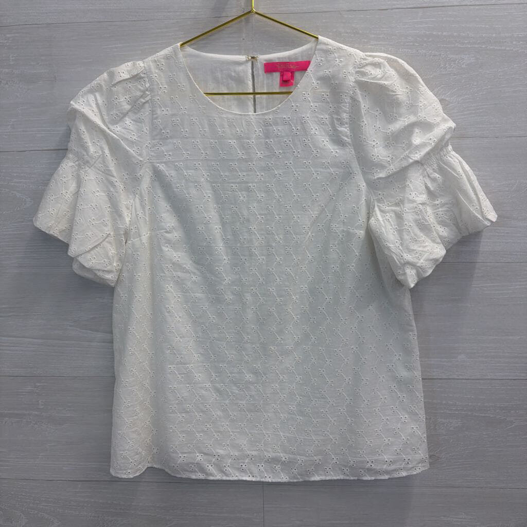 Lilly Pulitzer White Eyelet Small