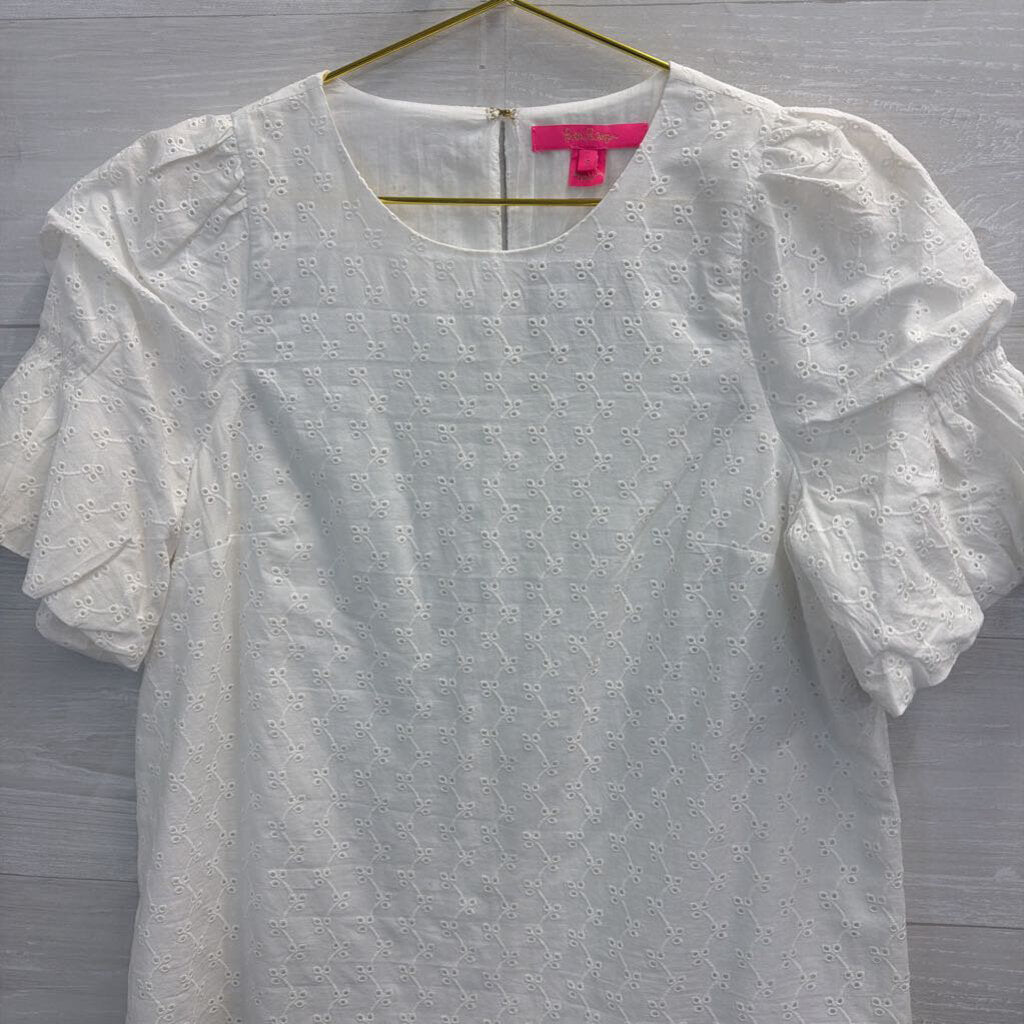Lilly Pulitzer White Eyelet Small