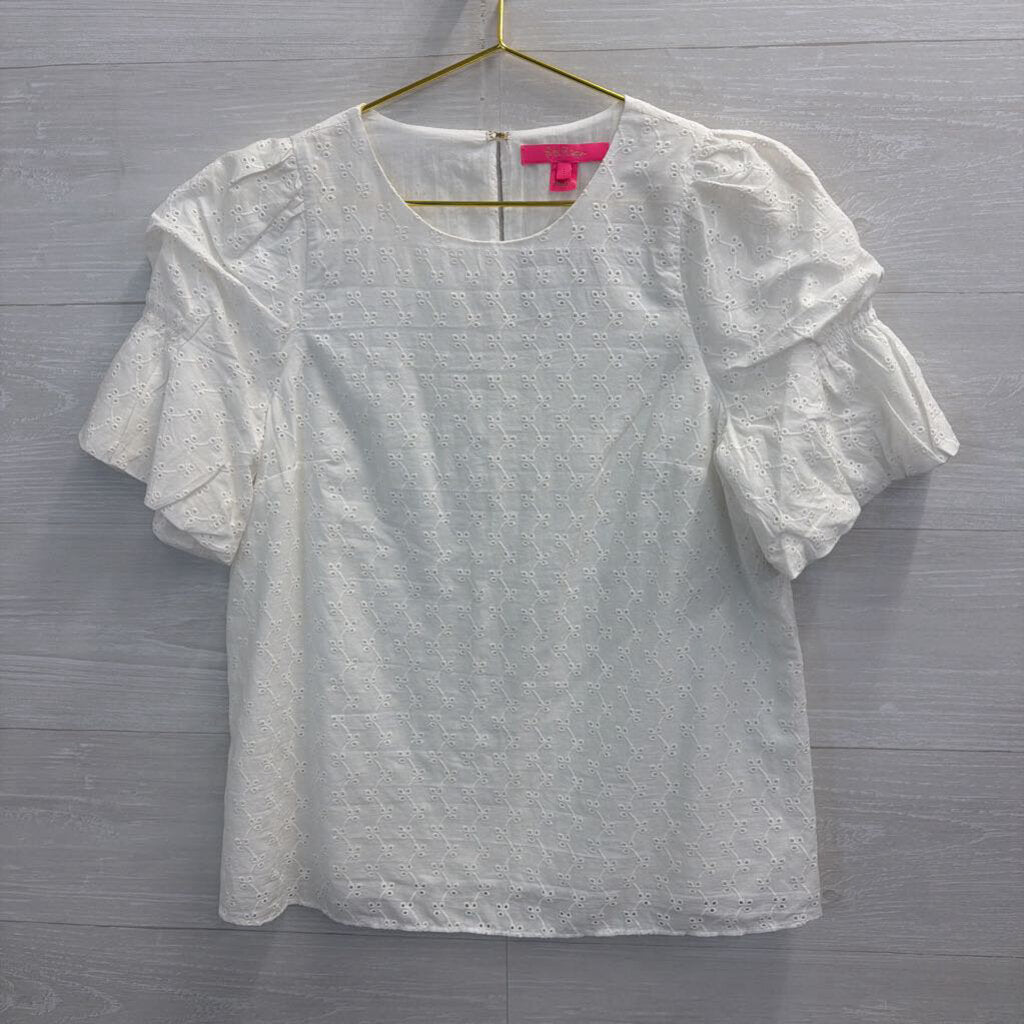 Lilly Pulitzer White Eyelet Small