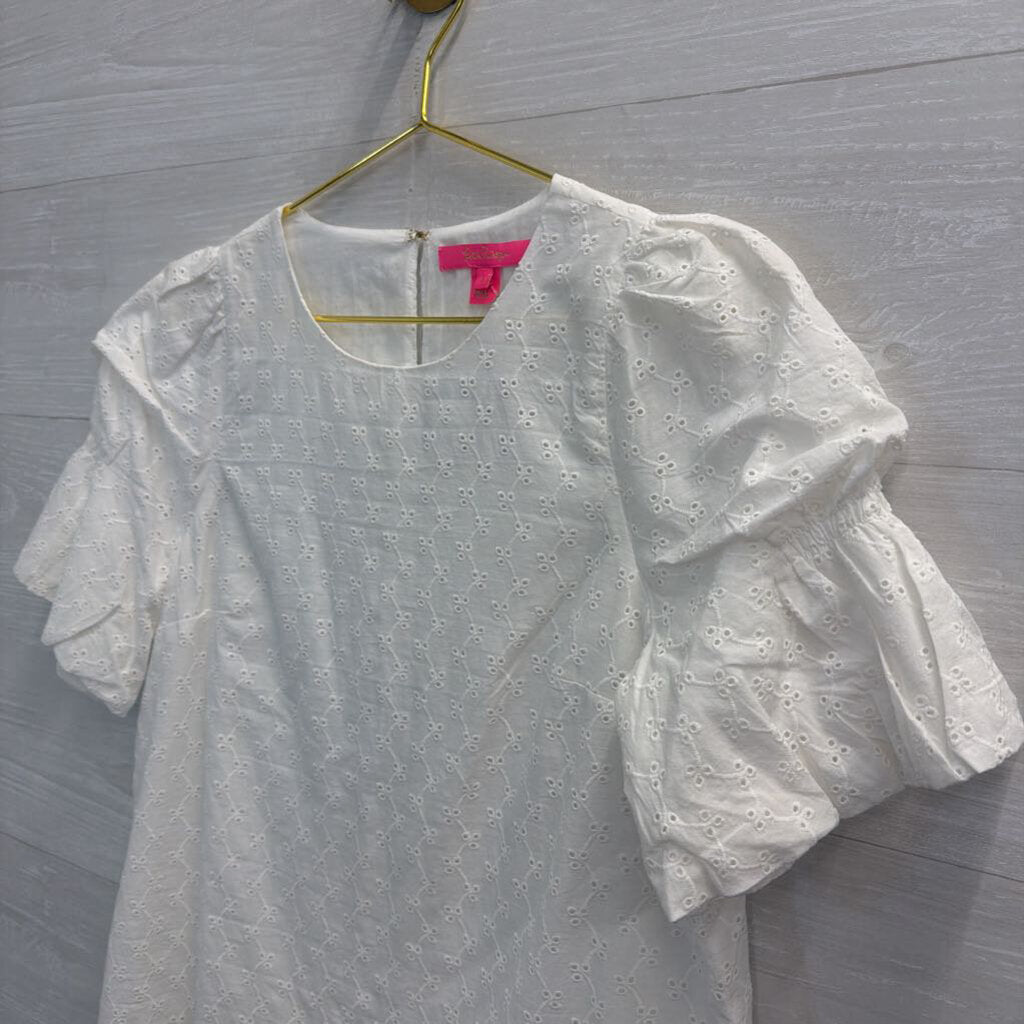 Lilly Pulitzer White Eyelet Small