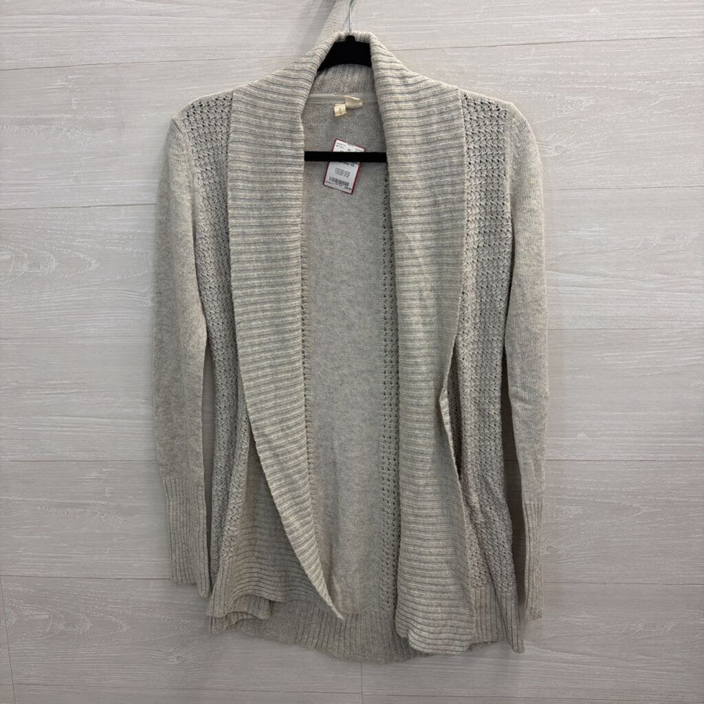 Anthropologie Moth Grey Cardigan Extra Small