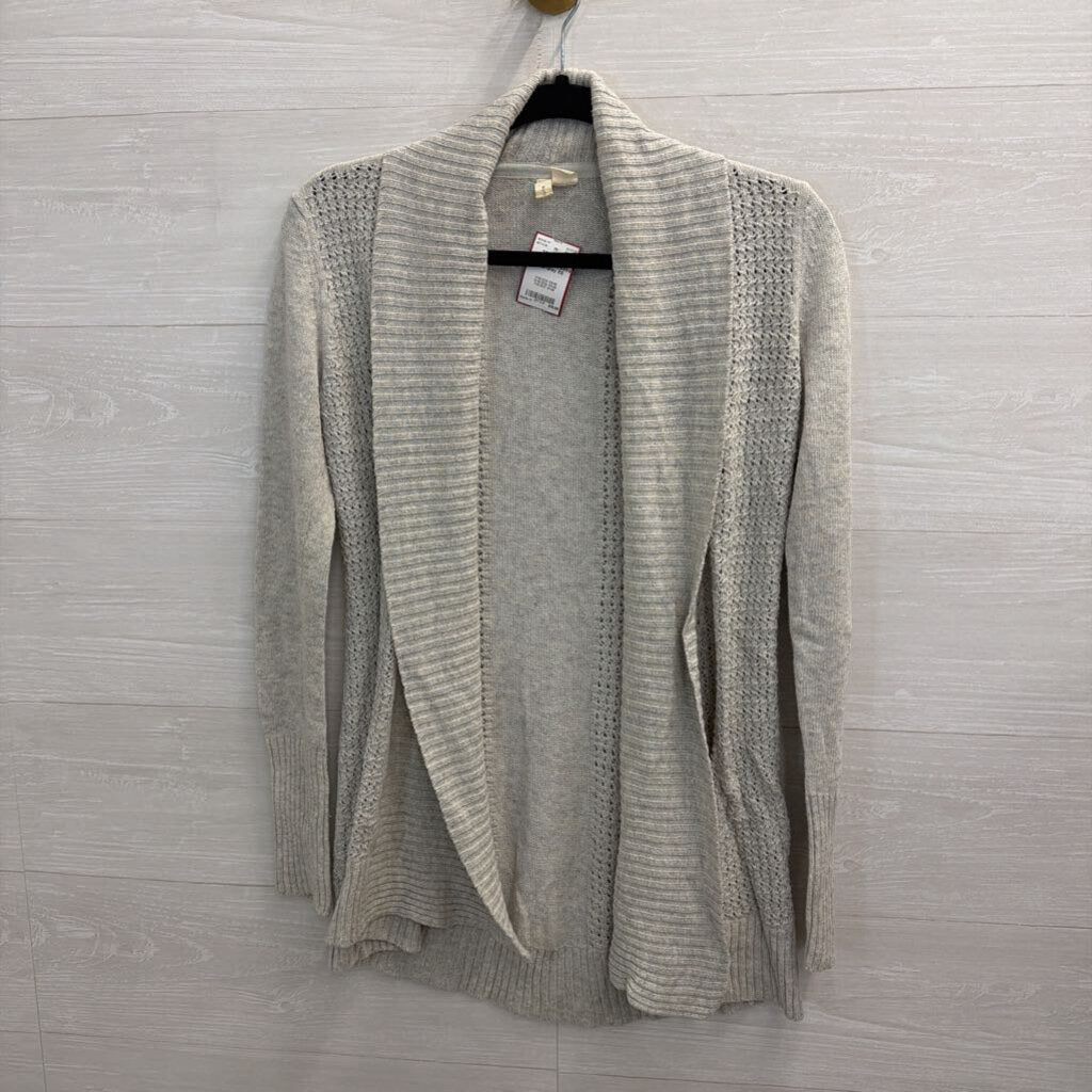 Anthropologie Moth Grey Cardigan Extra Small