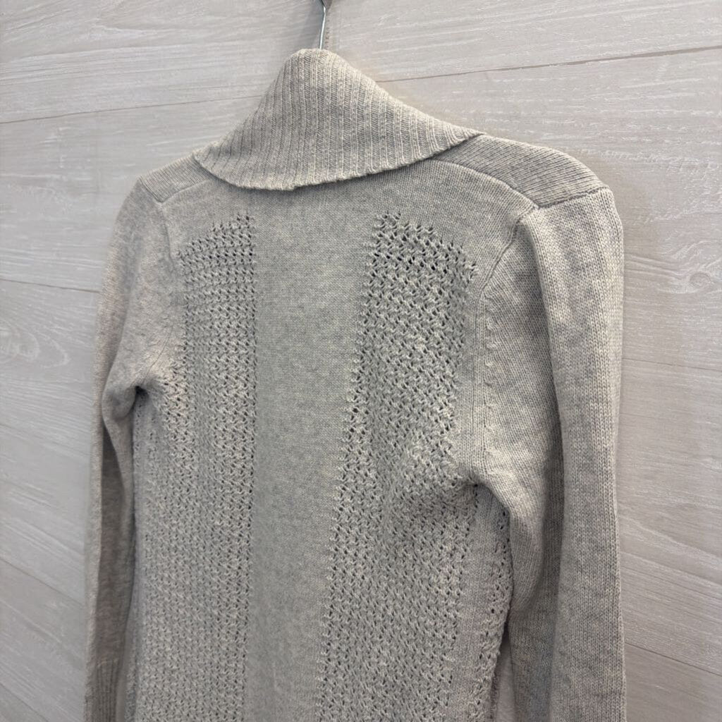 Anthropologie Moth Grey Cardigan Extra Small