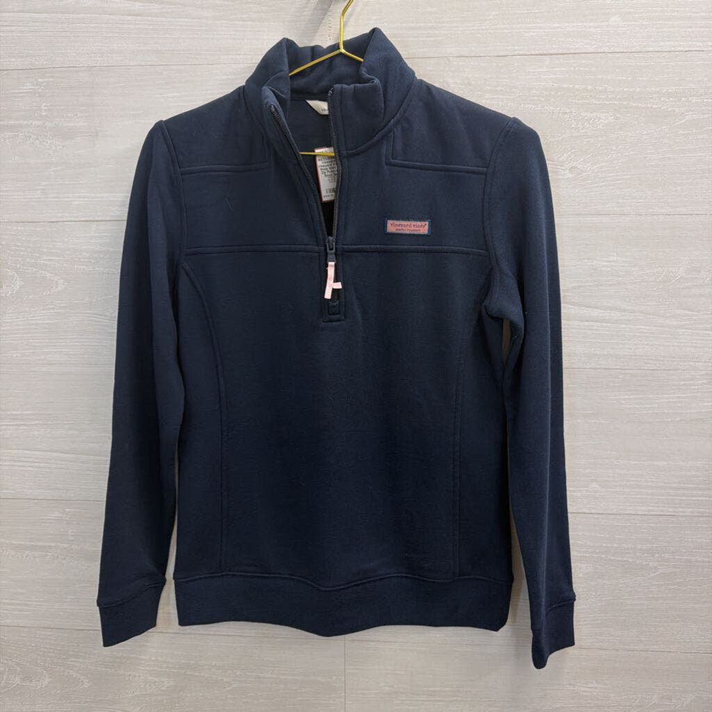 Vineyard Vines Navy Shep Shirt Quarter Zip Pullover Extra Small
