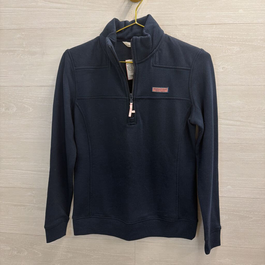 Vineyard Vines Navy Shep Shirt Quarter Zip Pullover Extra Small