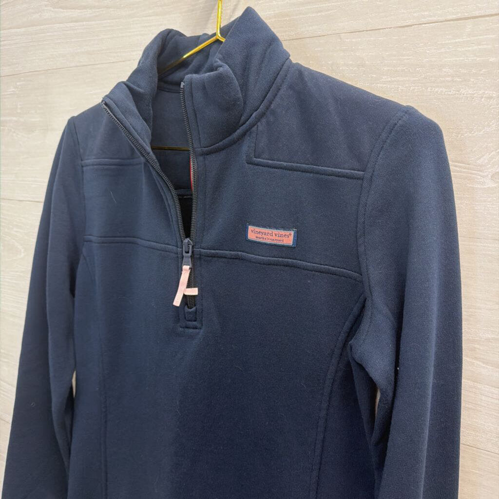 Vineyard Vines Navy Shep Shirt Quarter Zip Pullover Extra Small