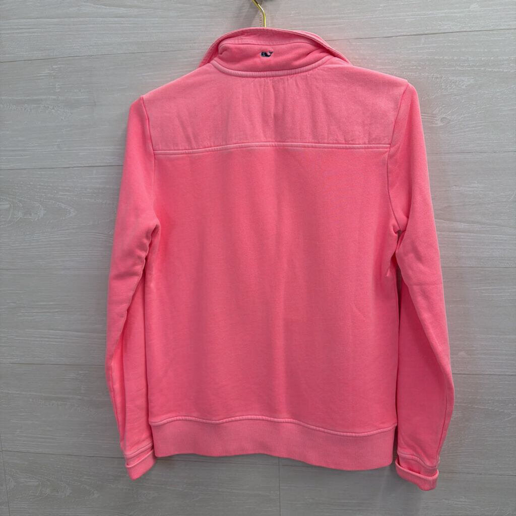 Vineyard Vines Hot Pink Shep Shirt Quarter Zip Pullover Extra Small