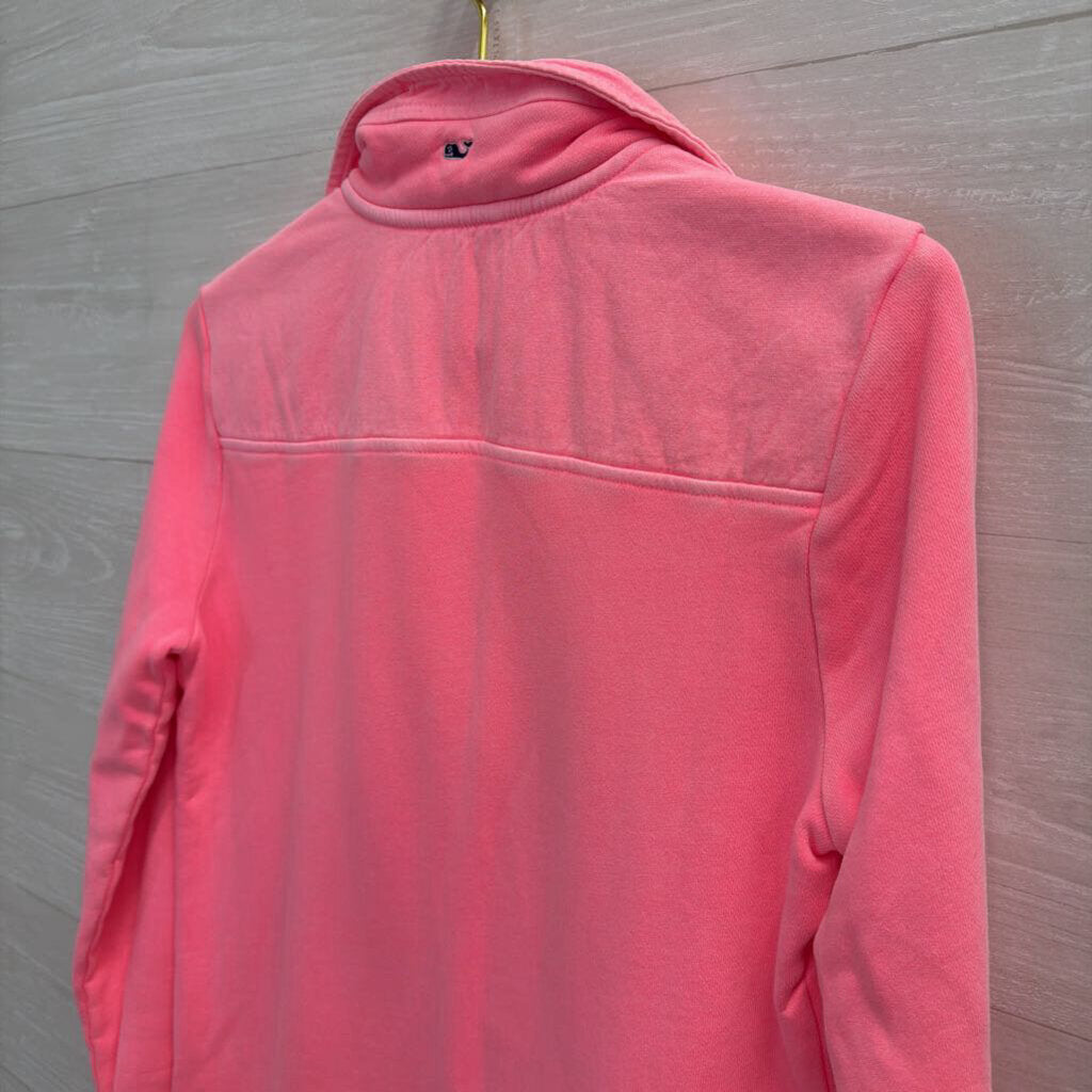 Vineyard Vines Hot Pink Shep Shirt Quarter Zip Pullover Extra Small