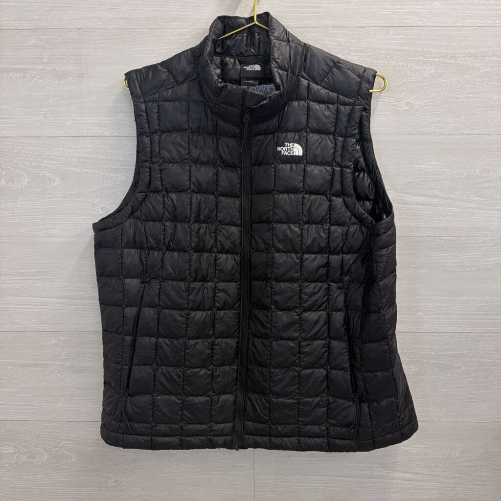 The North Face Black Quilted Puffer Vest Extra Large