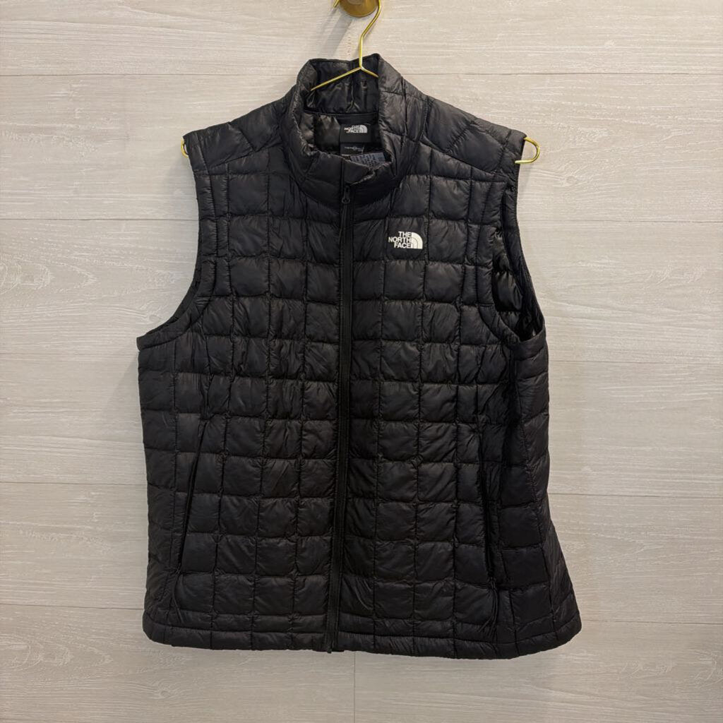 The North Face Black Quilted Puffer Vest Extra Large