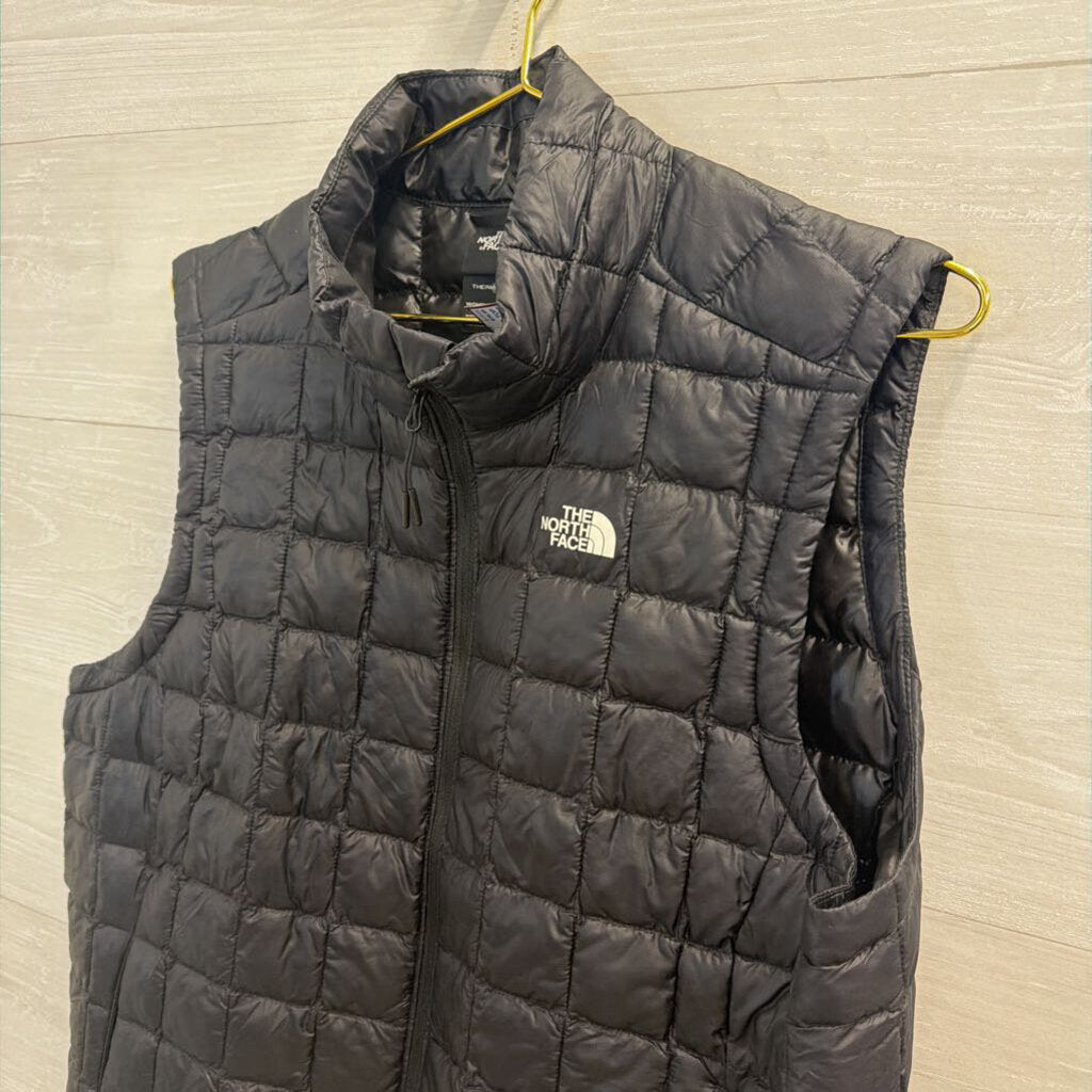The North Face Black Quilted Puffer Vest Extra Large