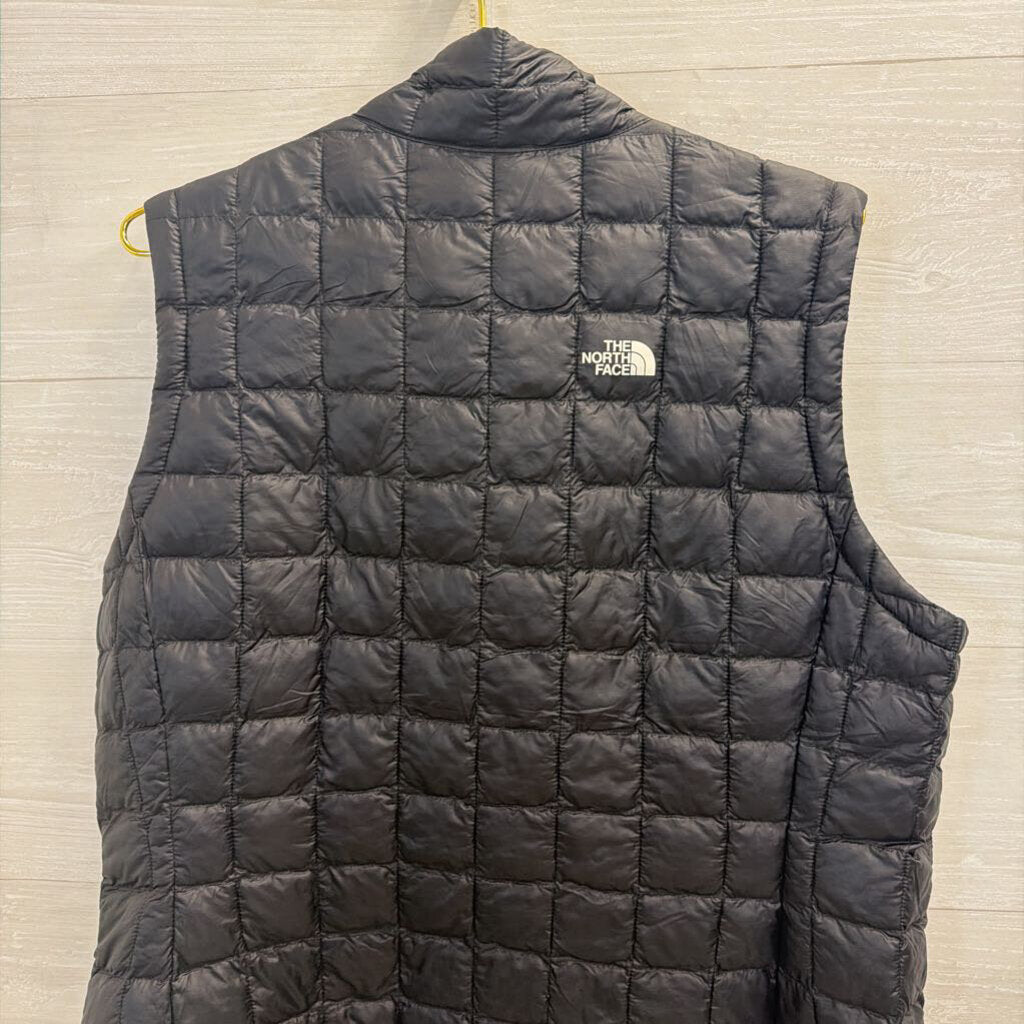 The North Face Black Quilted Puffer Vest Extra Large