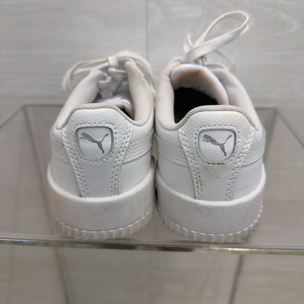 Puma White Platform Sneakers 7.5
