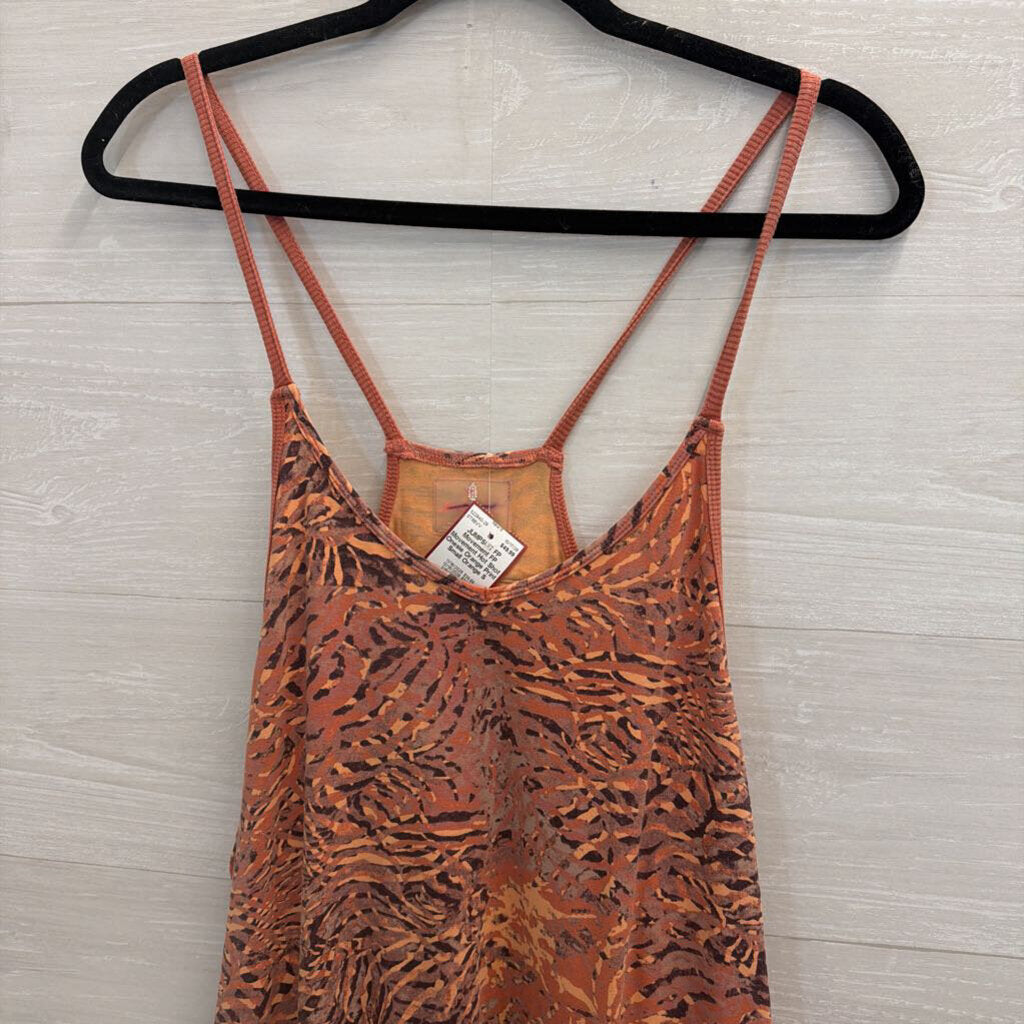 FP Movement Hot Shot Onesie Orange Print Small
