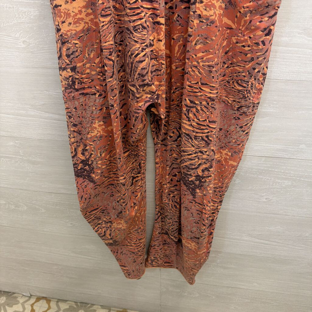 FP Movement Hot Shot Onesie Orange Print Small