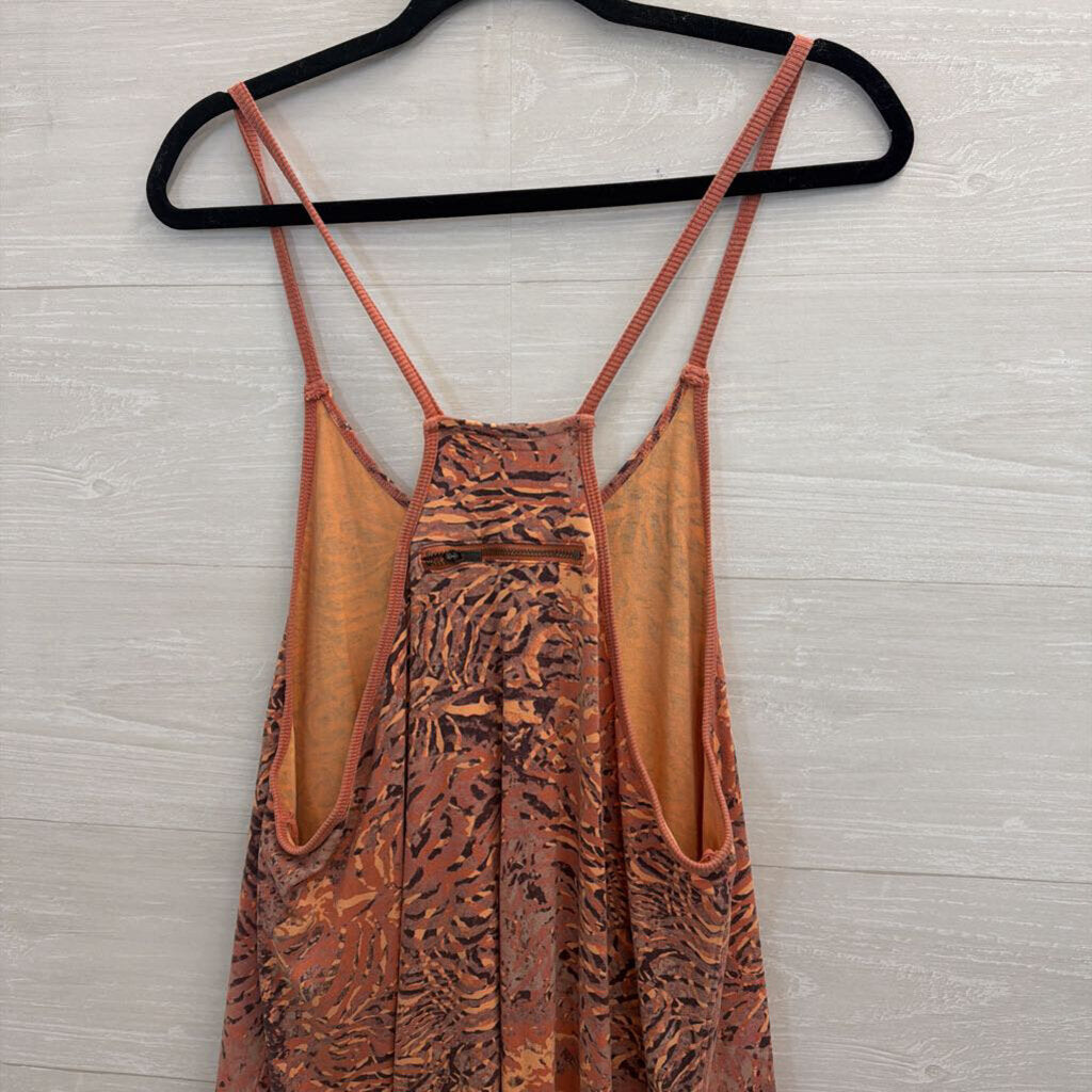 FP Movement Hot Shot Onesie Orange Print Small