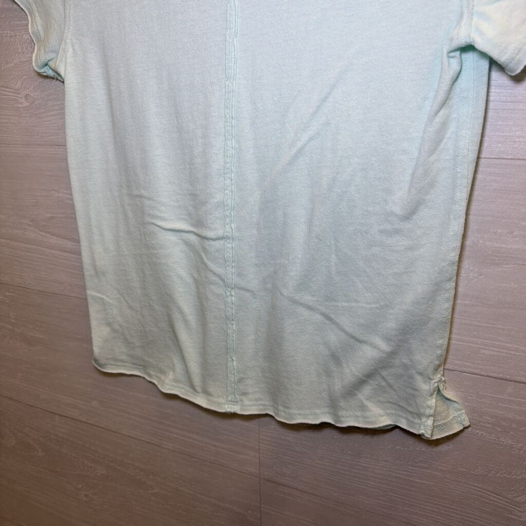 We the Free Blue Slouchy Tee Extra Small