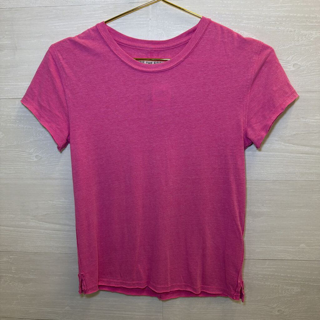 We the Free Pink Slouchy Tee Extra Small