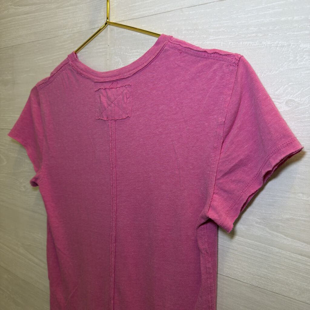 We the Free Pink Slouchy Tee Extra Small