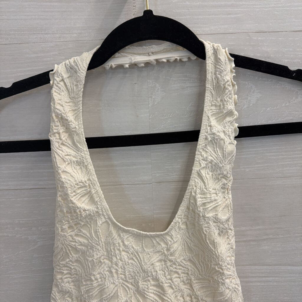Intimately Free People Halter Lettuce Edge Bralette Small