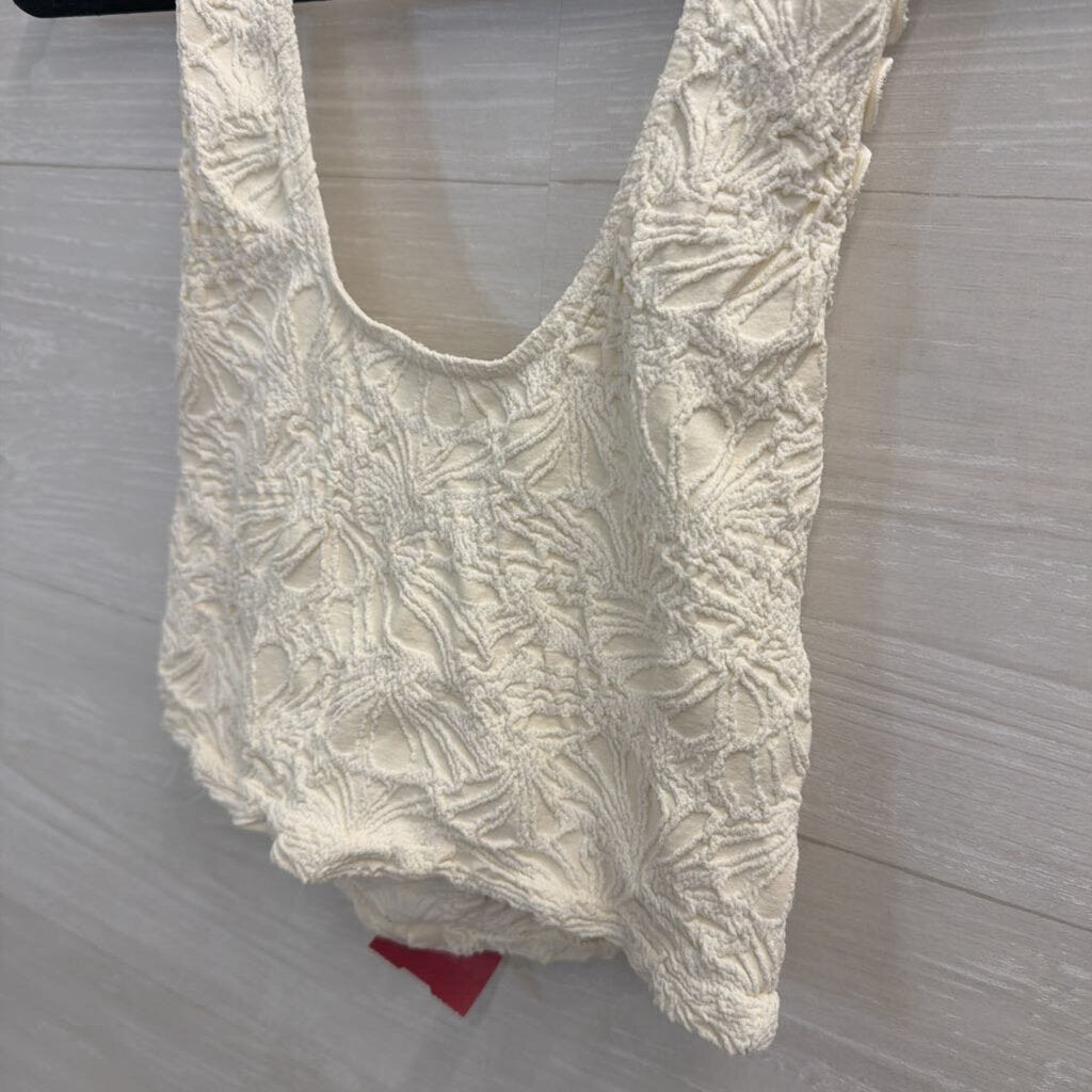 Intimately Free People Halter Lettuce Edge Bralette Small