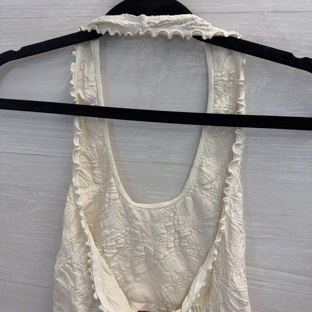 Intimately Free People Halter Lettuce Edge Bralette Small