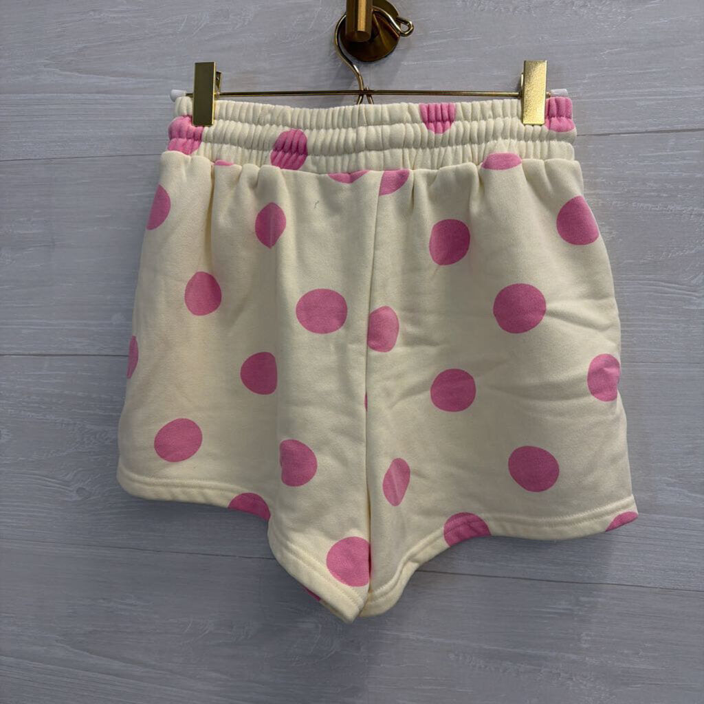Veveret Cream/Pink Polka Dot Lounge Set Small
