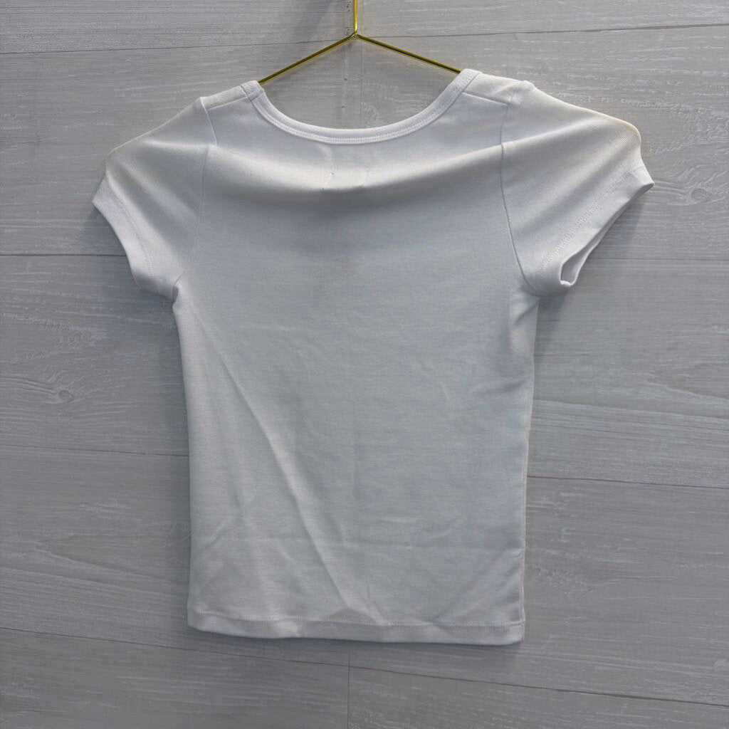 Boys Lie White Cropped Cherub Tee Small