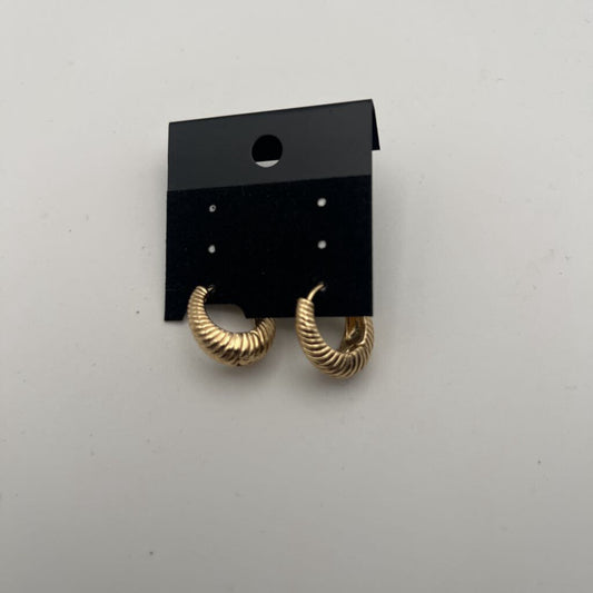 Gold Huggie Hoop Earrings