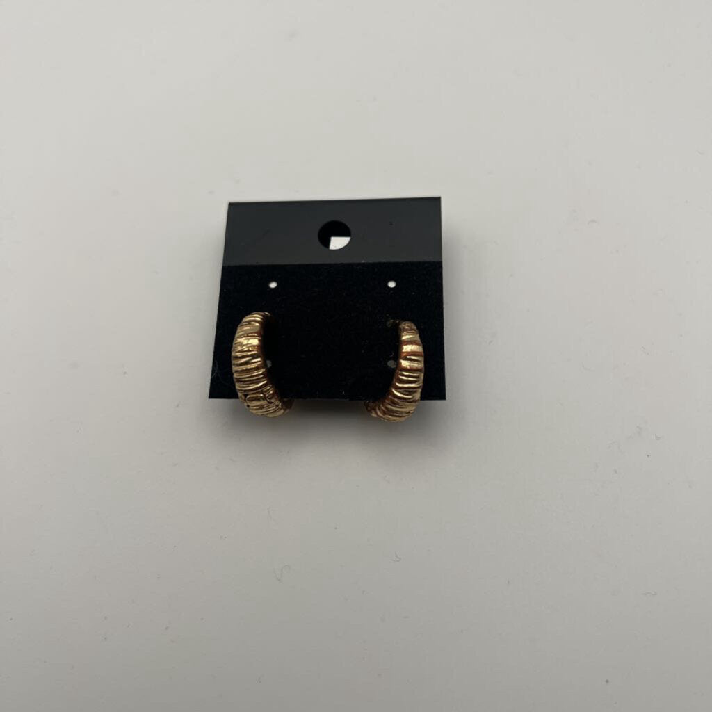 Gold Huggie Hoop Earrings