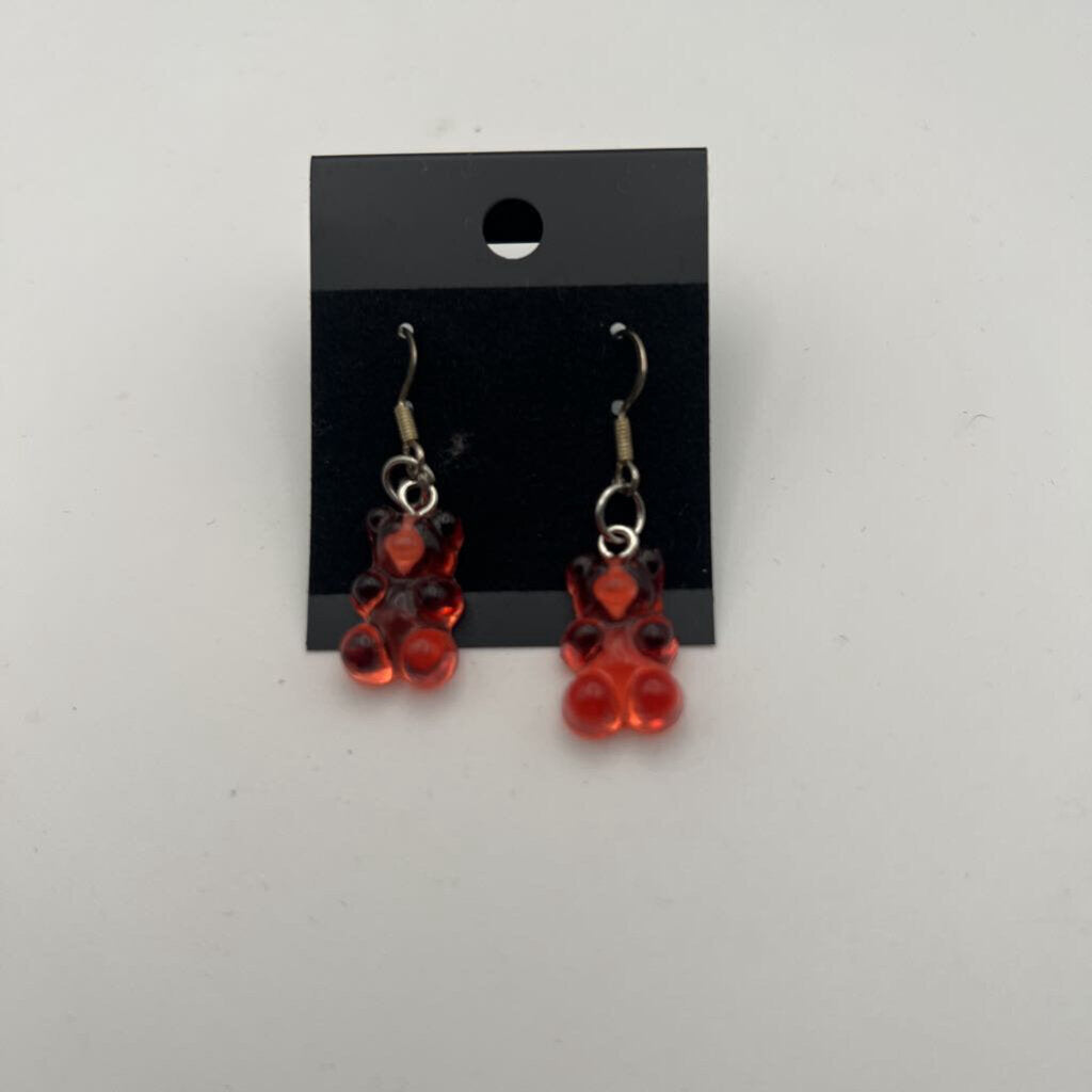 Red Gummy Bear Earrings