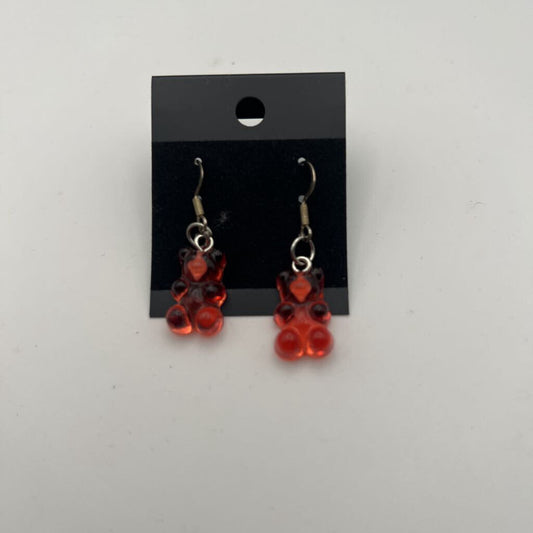 Red Gummy Bear Earrings