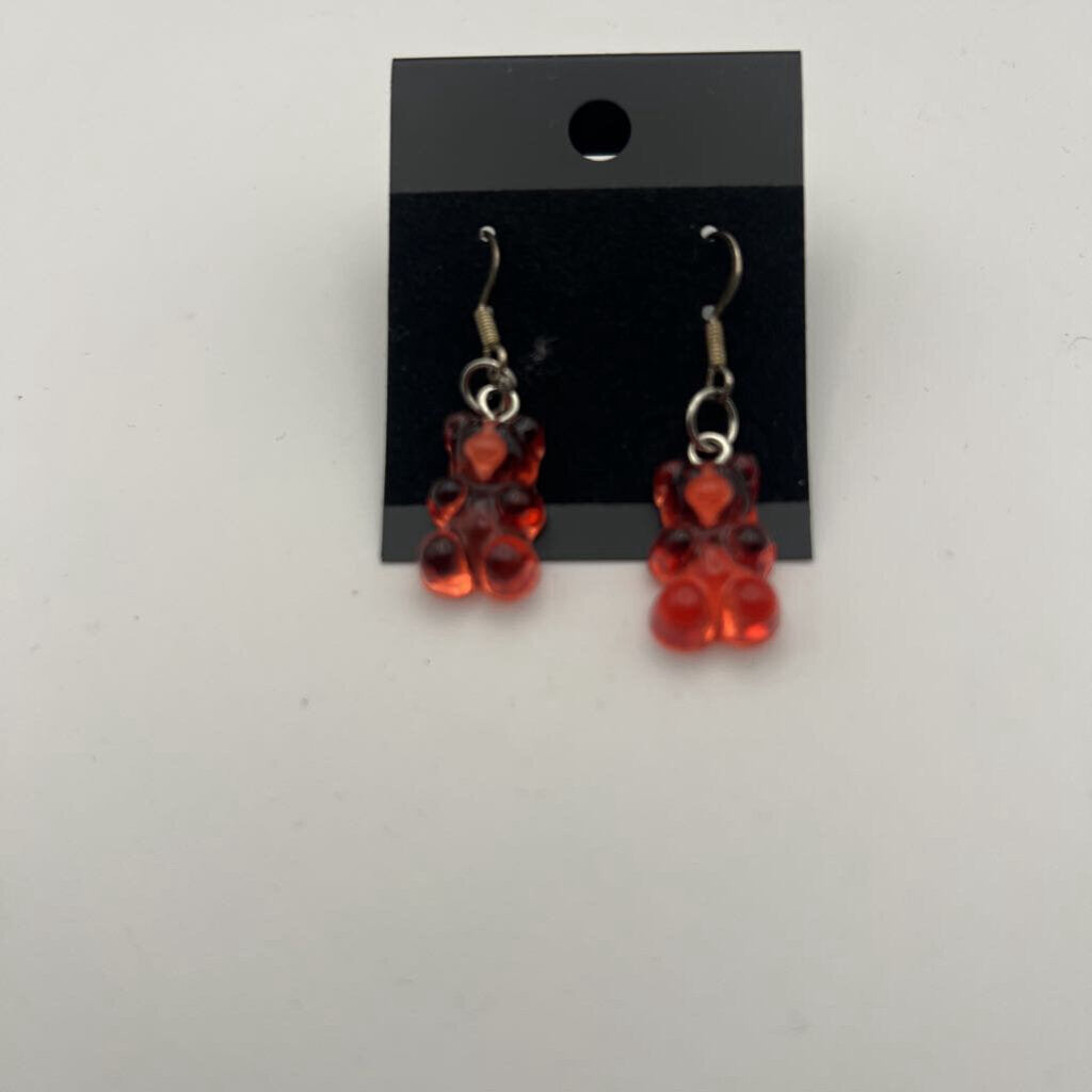 Red Gummy Bear Earrings
