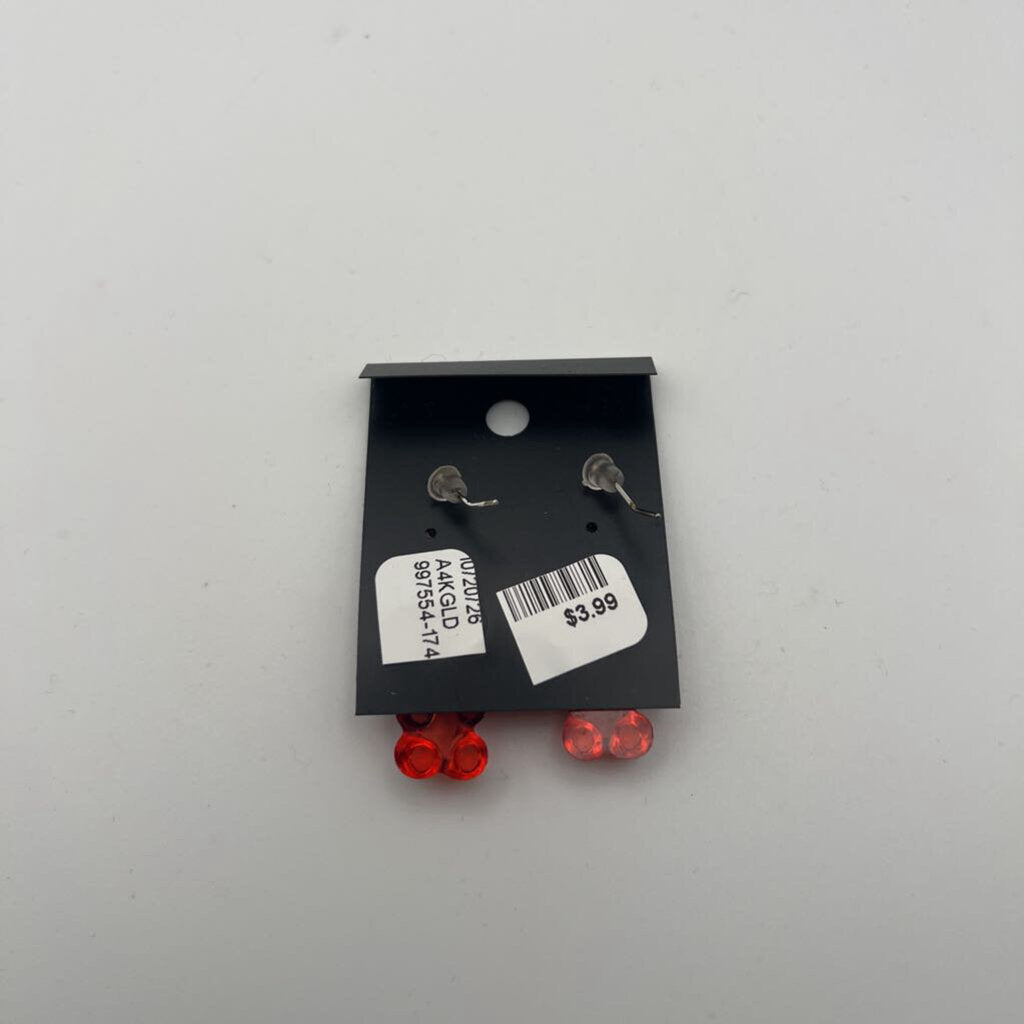 Red Gummy Bear Earrings