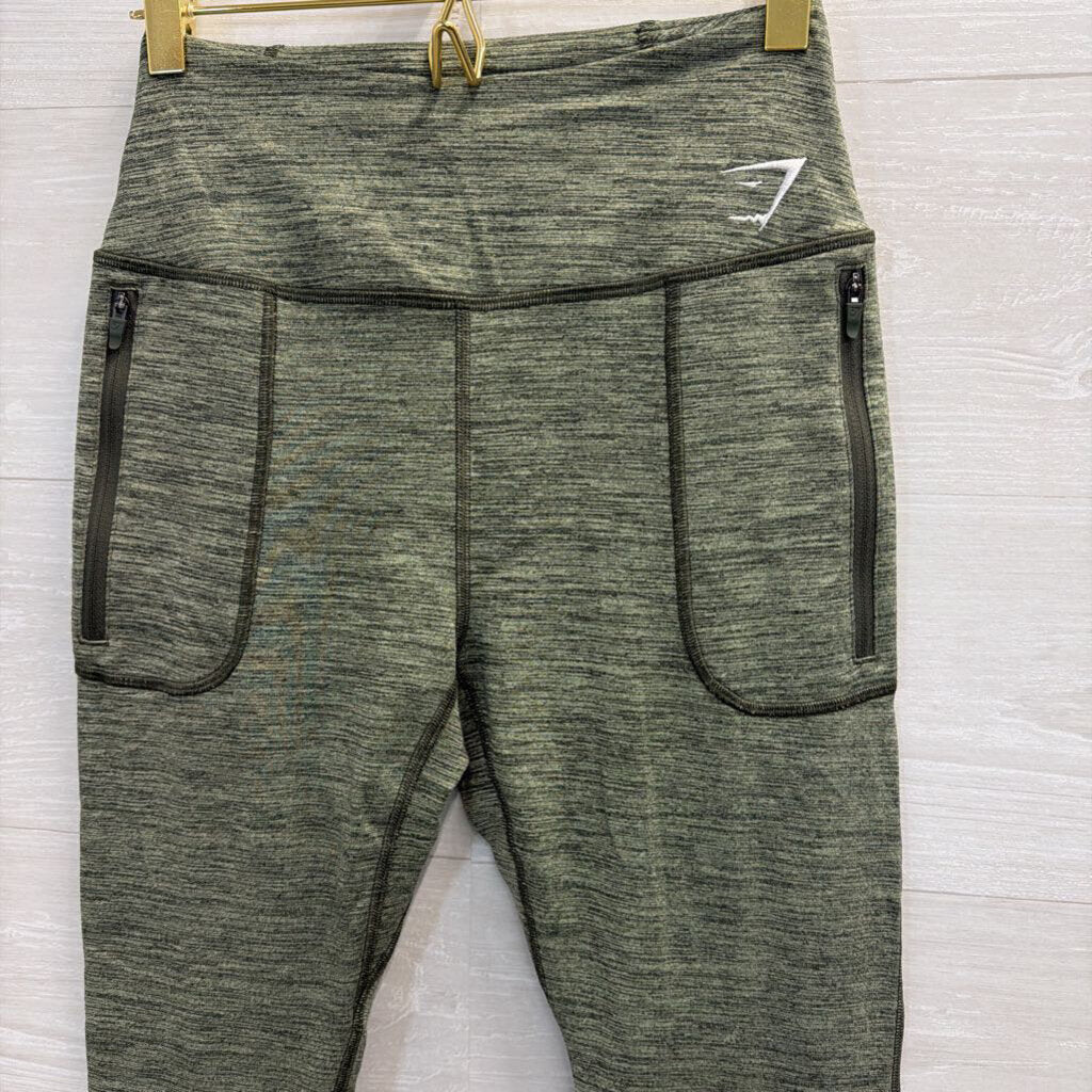 Gym Shark Green Athletic Leggings Small