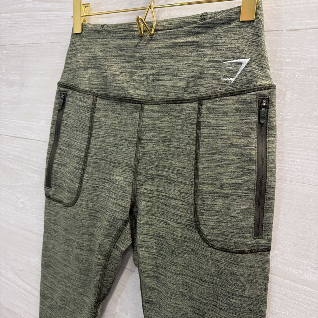Gym Shark Green Athletic Leggings Small