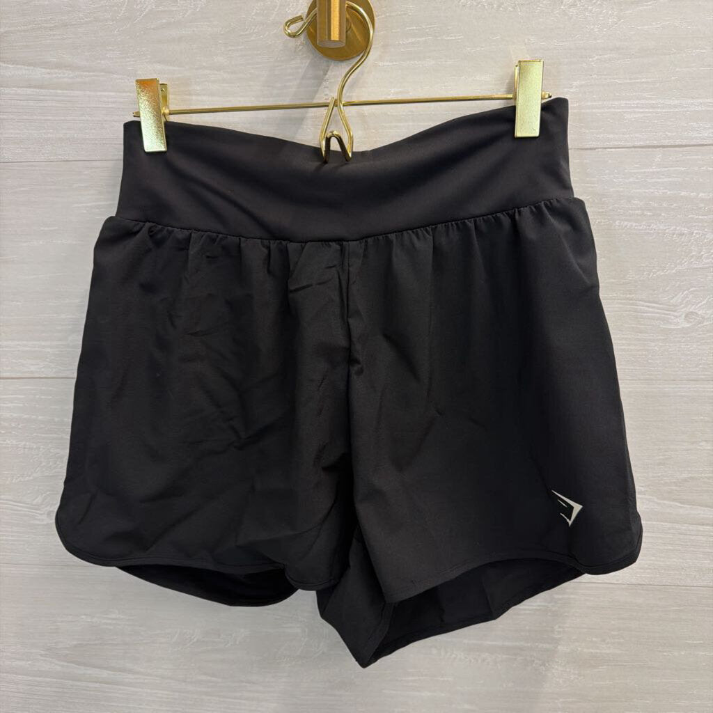 Gym Shark Black Athletic Shorts Medium
