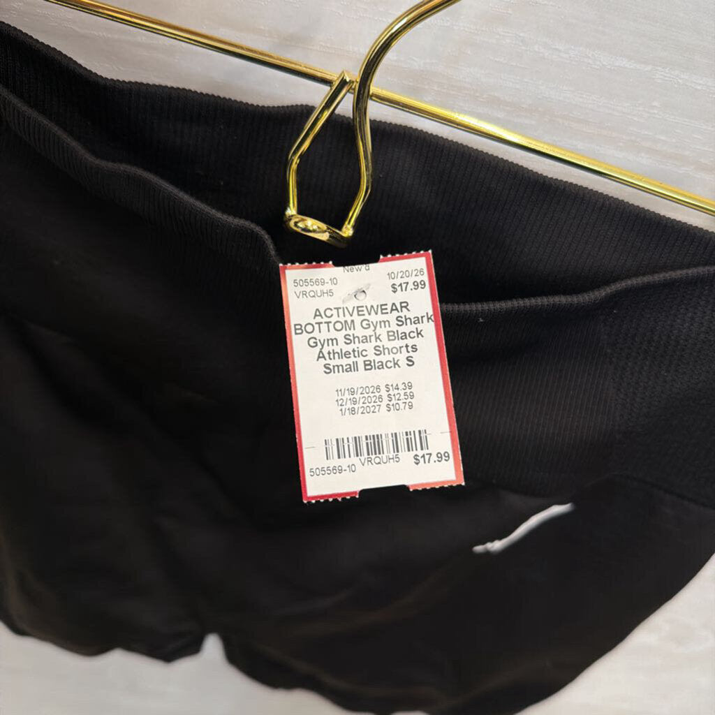Gym Shark Black Athletic Shorts Small