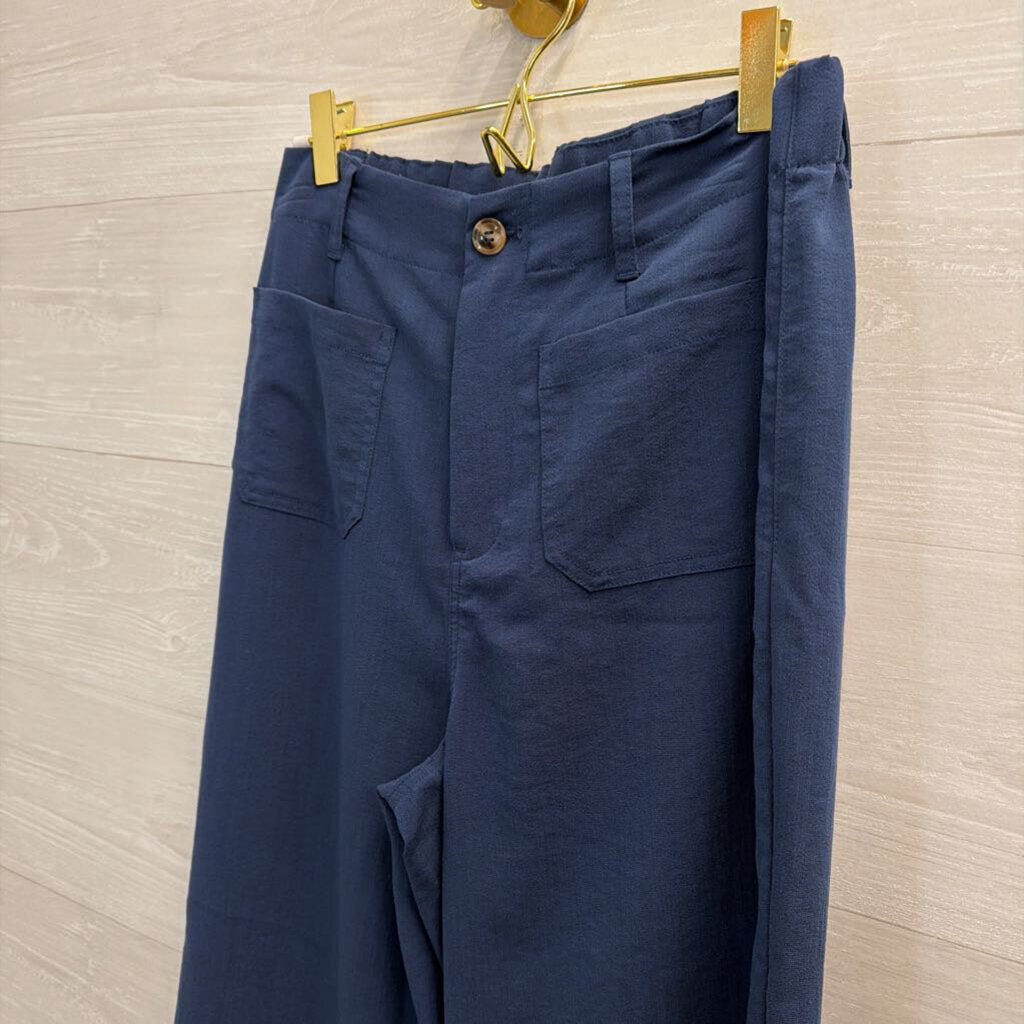 Halara Navy Wide Leg Pants Small