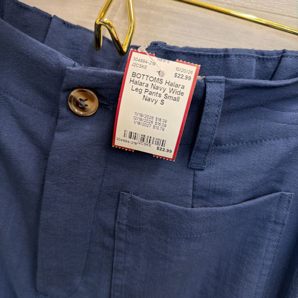 Halara Navy Wide Leg Pants Small