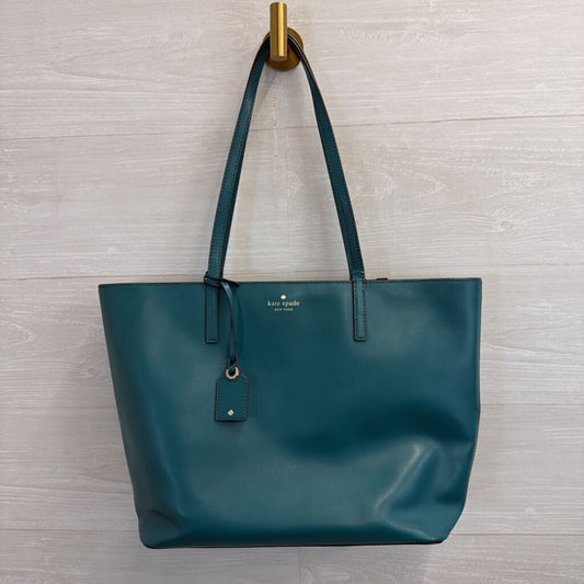 Kate Spade Green Large Shoulder Tote