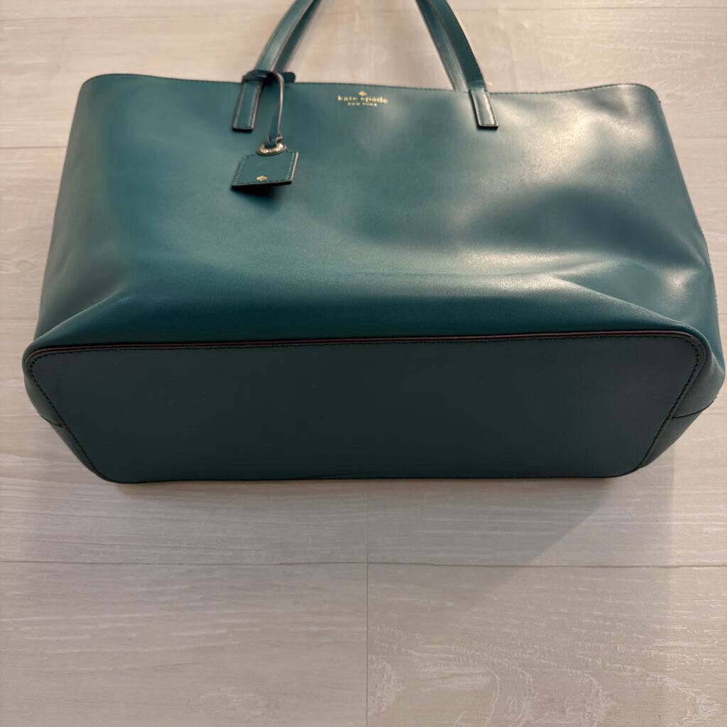 Kate Spade Green Large Shoulder Tote