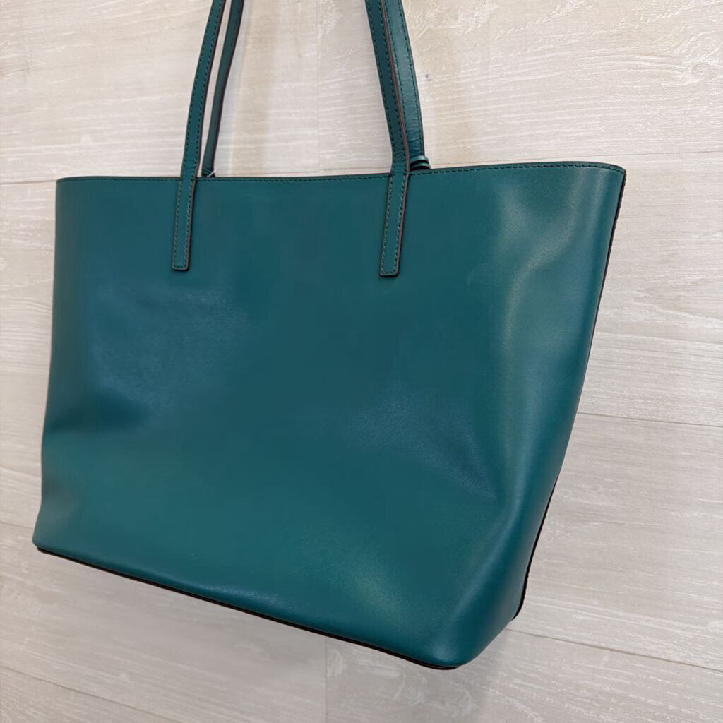 Kate Spade Green Large Shoulder Tote