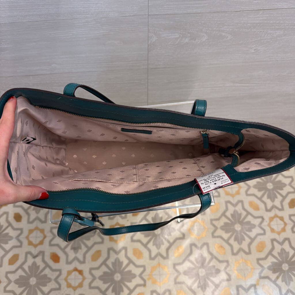 Kate Spade Green Large Shoulder Tote