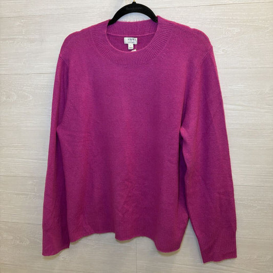 J Crew Purple Extra Soft Sweater Top Large