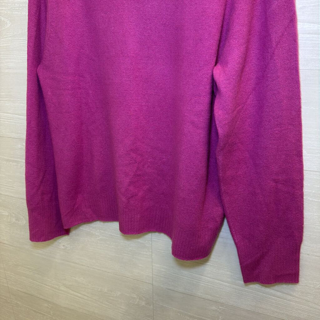 J Crew Purple Extra Soft Sweater Top Large