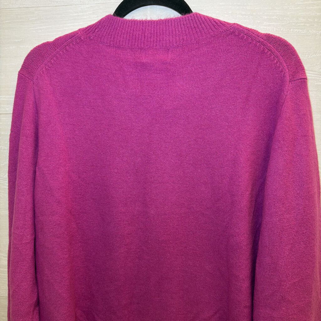 J Crew Purple Extra Soft Sweater Top Large