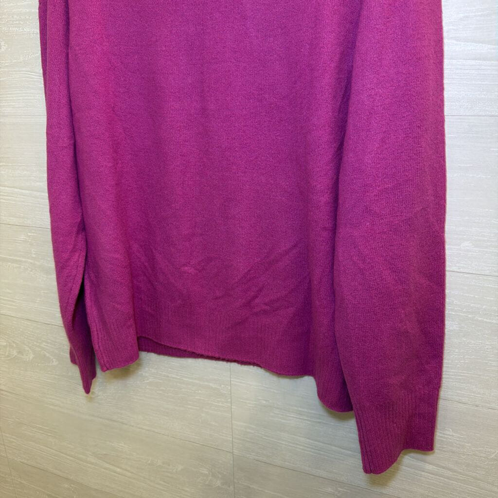 J Crew Purple Extra Soft Sweater Top Large