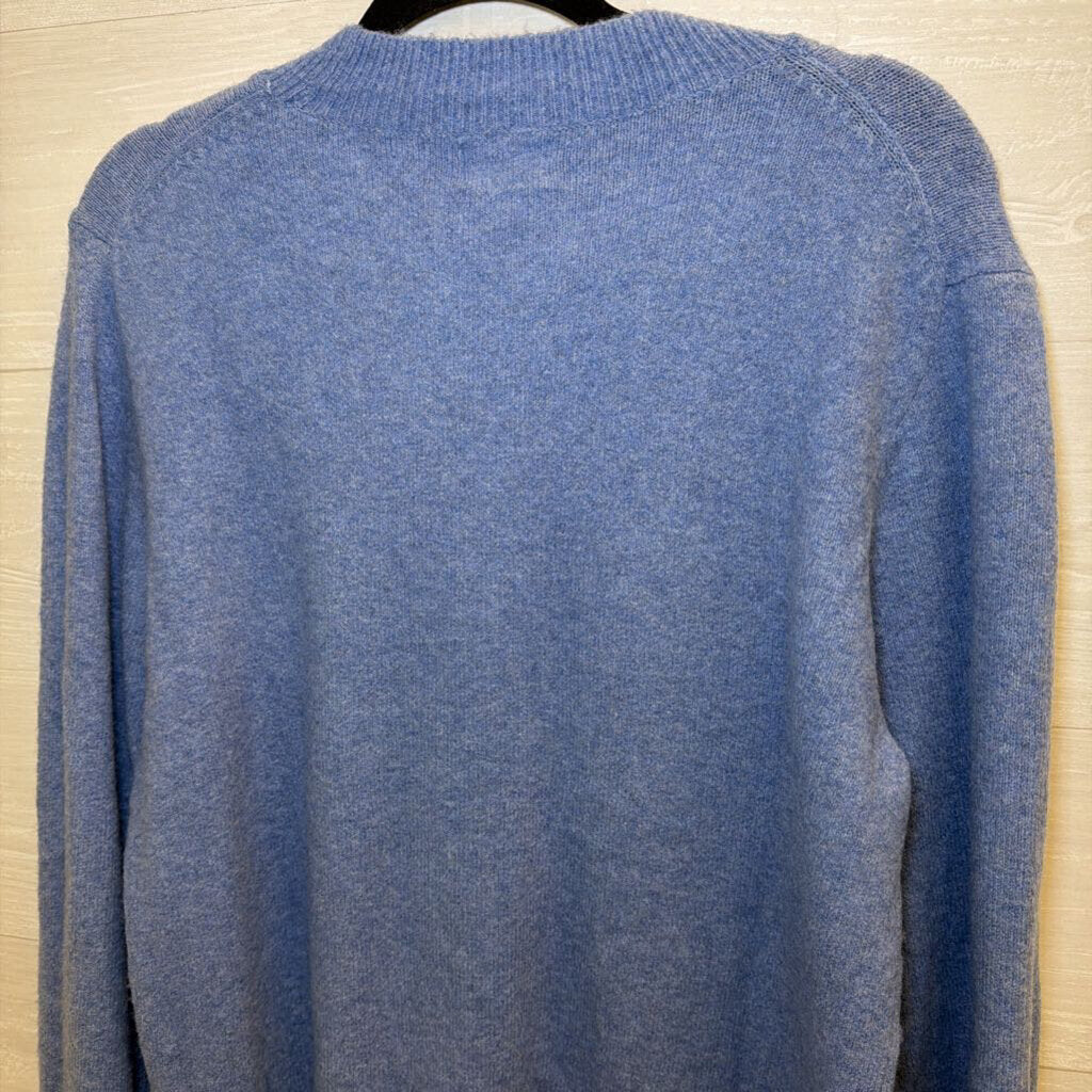 J Crew Blue Extra Soft Sweater Top Large